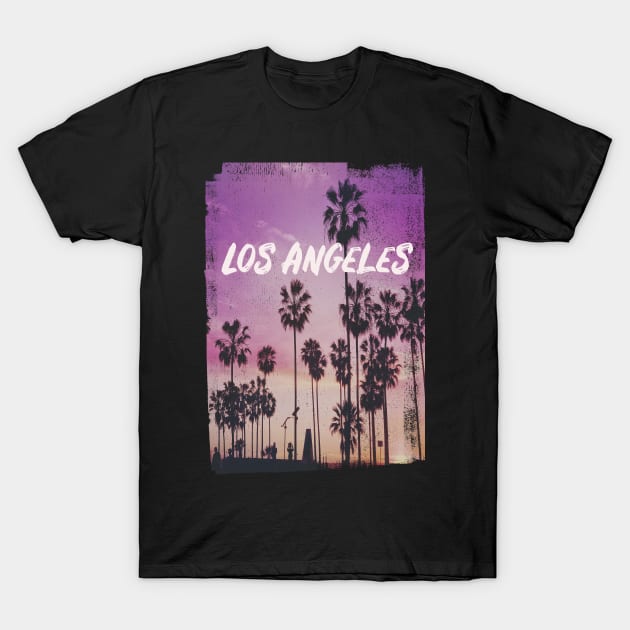 Los Angeles Grunge Design T-Shirt by Jimmyson